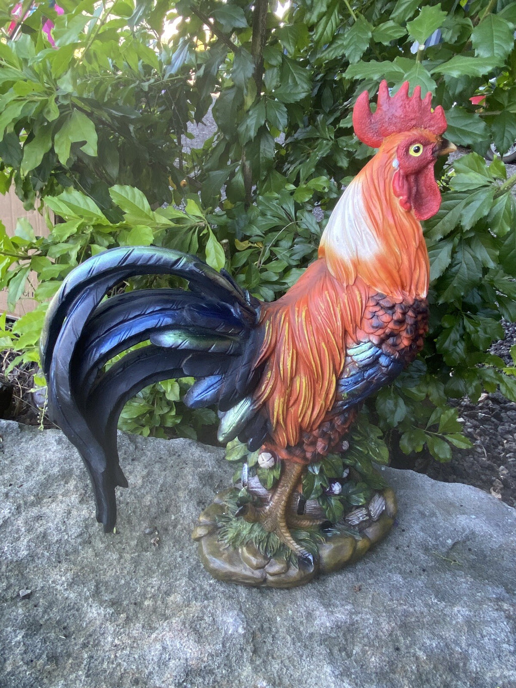 Rooster Chicken Poultry Statue Ornament 38 cm