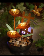Hummingbird Garden indoor / Outdoor table top Water fountain feature Home Decor