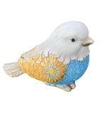 Mosaic Look Bird Garden Ornament Statue Sculpture Gift Home Décor 33cm