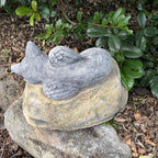 Cat Kitten Memorial Statue Ornament Animal Concrete Cement Garden Australia Made