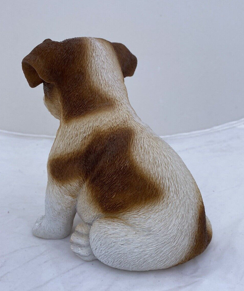 JACK RUSSELL STATUE PUPPY DOG MEMORIAL ANIMAL GARDEN ORNAMENT SCULPTURE