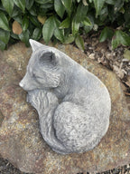 Australian Made Concrete Fox Garden Statue | Outdoor Wildlife Ornament