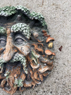 Tree Face Man Mushroom Hanging Concrete Cement Garden Statue Australian Made