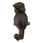 Cast Iron Bird Hook Clothes Hanger - Cockatoo Galah Magpie Rosella Kookaburra