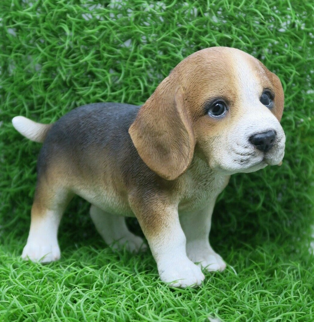 BEAGLE STANDING DOG ANIMAL GARDEN STATUE ORNAMENT FIGURINE SCULPTURE MEMORIAL