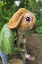 Willow Digging Rabbit Character Statues With Shovel Garden Statue lawn Ornament