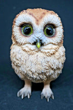 BARN OWL SET OF 2 GARDEN ~STATUE ~ ORNAMENT ~ FIGURINE ~ HOME DECOR FIGURINE
