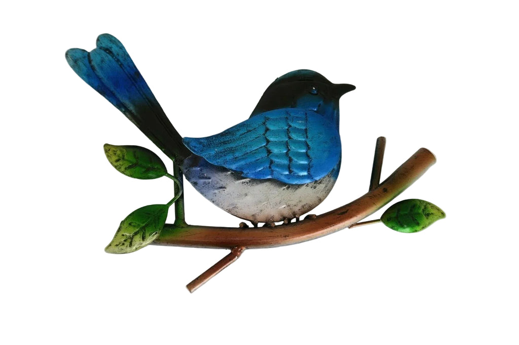 AUSTRALIAN FAIRY WREN METAL WALL ART OUTDOOR INDOOR HOME DECOR