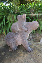 Australian Koala with Baby Garden Statue Concrete Australian Wildlife  Decor