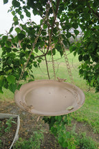 Wild Bird Feeder Wren Garden Outdoor Metal Hanging with Bird Design  35x35X55 cm