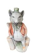 Willow Mr Todd Fox Animal Concrete Cement Garden Statue Australian Made