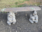 Elephant Outdoor Bench Seat -Pick up only
