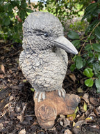 Kookaburra Bird On A Log  Statue Ornament Animal Concrete Garden Australian Made