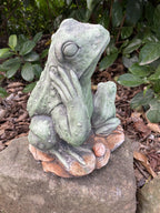 Frog and BUB Animal Concrete Cement Garden Statue Australian Made