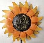 Metal Sunflower Garden Stake Outdoor Yard Art Ornament Sculpture Home Decoration