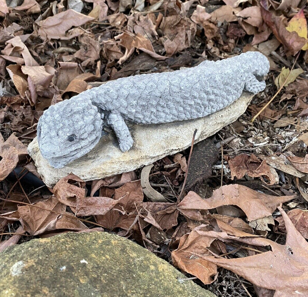 Shingleback Lizard Statue Ornament Animal Cement Concrete Garden Australian Made