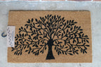 Tree Of Life Front Back Door Mat Rubber Back and Coir 80 cm x 50 cm