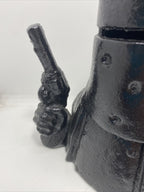 Ned Kelly Cast Iron Bank Money Box Man Cave Bar Pub Figurine Statue Gift