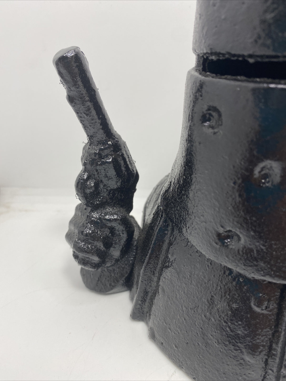 Ned Kelly Cast Iron Bank Money Box Man Cave Bar Pub Figurine Statue Gift