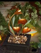 Butterfly Dragonfly Garden indoor Outdoor table top Water fountain Feature Decor