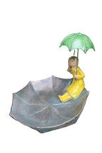 Molly Bird Bath Station With Umbrella Bee Garden Statue Ornament