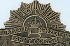 Gallipoli Australia New Zealand Army Corps Cast Iron Hanging Sign Reproduction