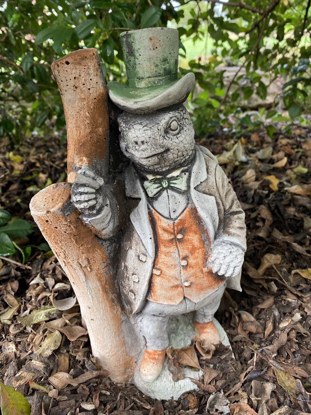 Willow Turtle Tortoise  Mr Tolly Animal Concrete Garden Statue Australian Made