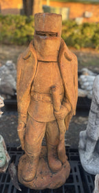 Concrete Ned Kelly Garden Statue | Australian Bushranger Ornament Pick Up Only