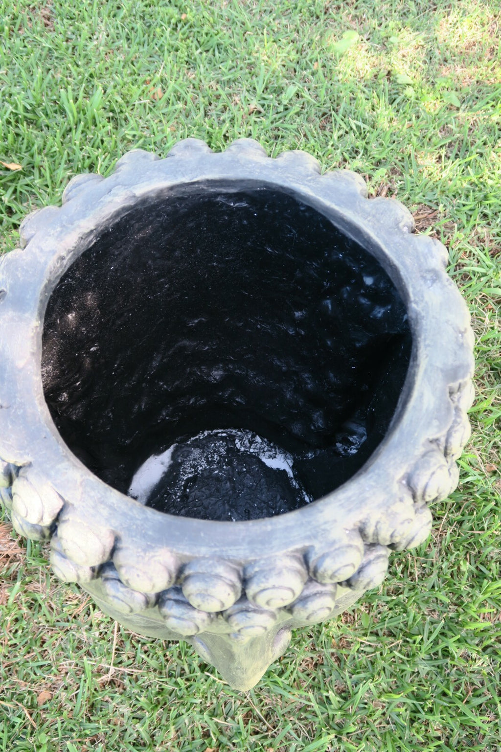 THAI BUDDHA HEAD PLANTER FLOWER POT ORNAMENT 42CM