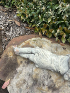 Girl Reading A Book Statue Ornament Concrete Garden Australian Made
