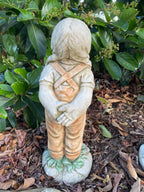 Boy Girl First Kiss Statue Ornament Animal Concrete Garden Australian Made