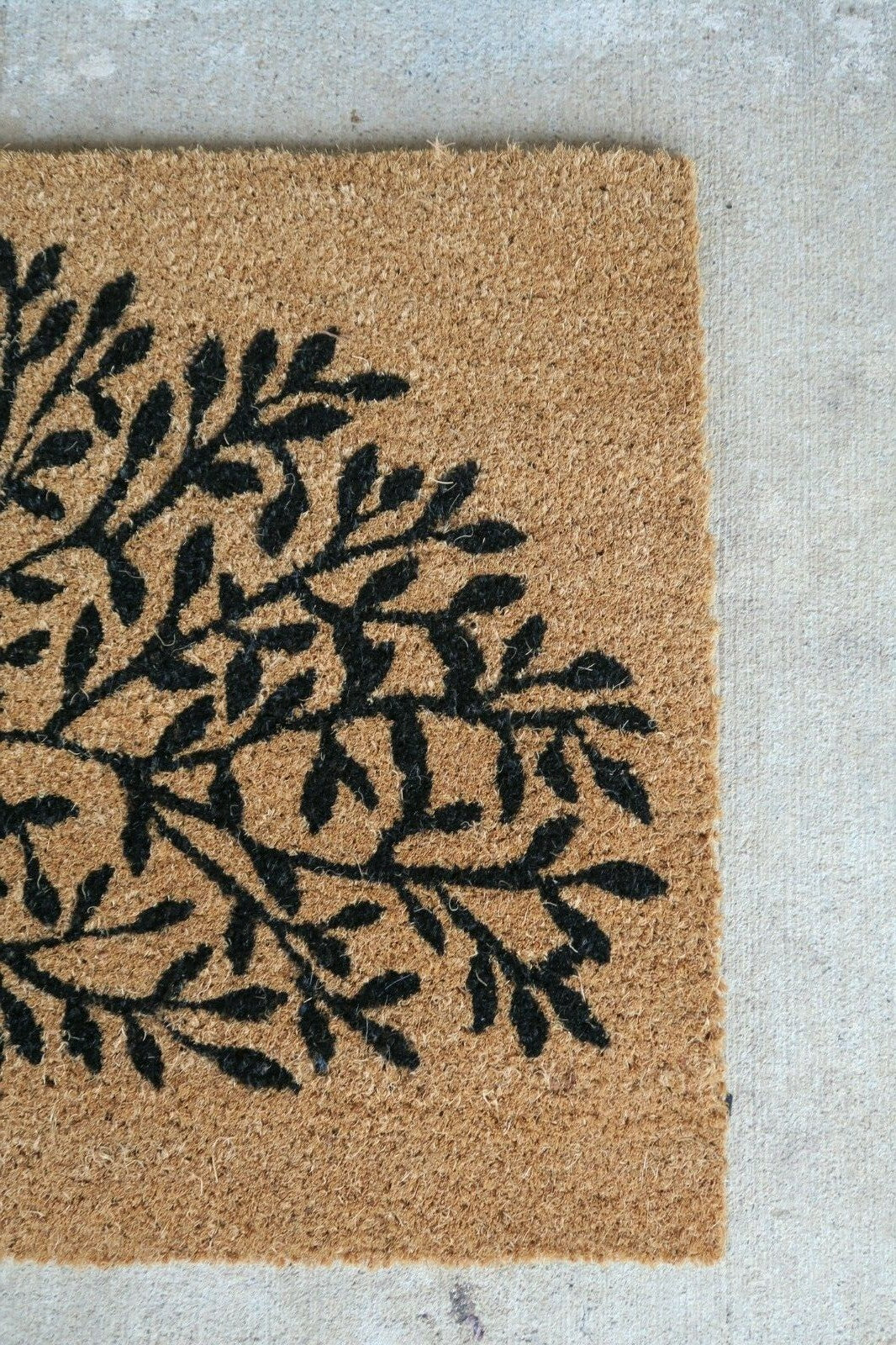 Tree Of Life Front Back Door Mat Rubber Back and Coir 80 cm x 50 cm