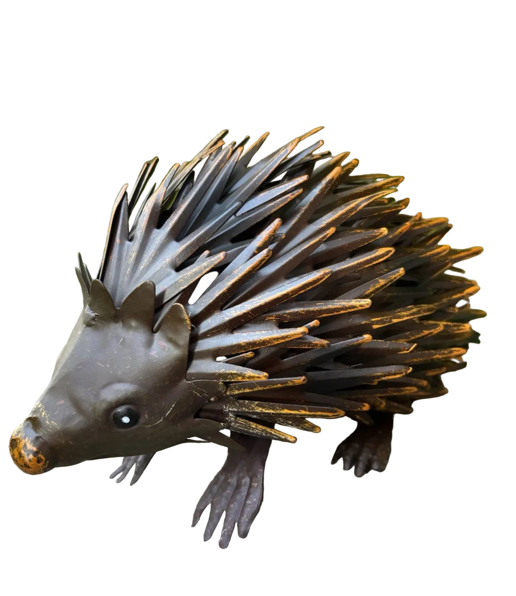 Metal Echidna Garden Ornament