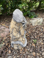 Goanna Lizard Rock Statue Ornament Animal Concrete Cement Garden Australian Made