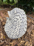 Hedgehog and baby Statue Ornament Animal Concrete Cement Garden Australian Made