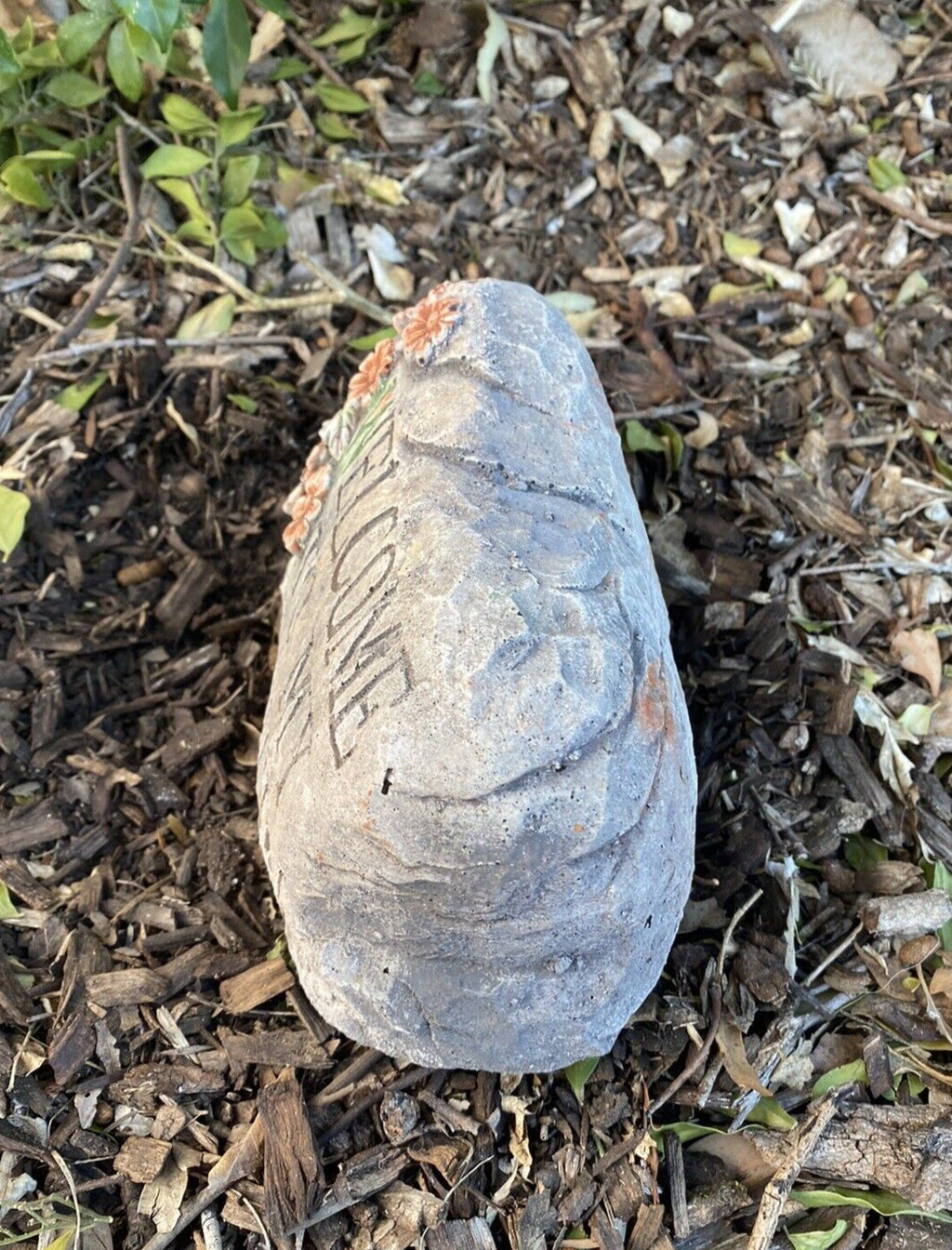 Welcome To My Garden Concrete Cement Garden Statue Australian Made
