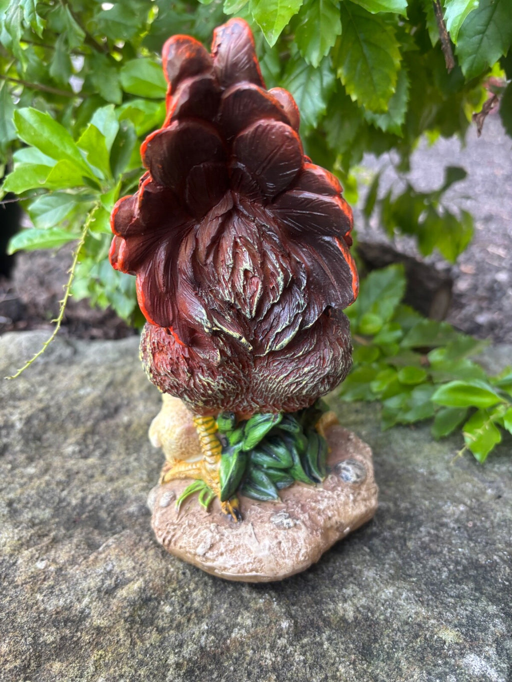 Chicken Hen With Chicks Poultry Statue Garden Ornament