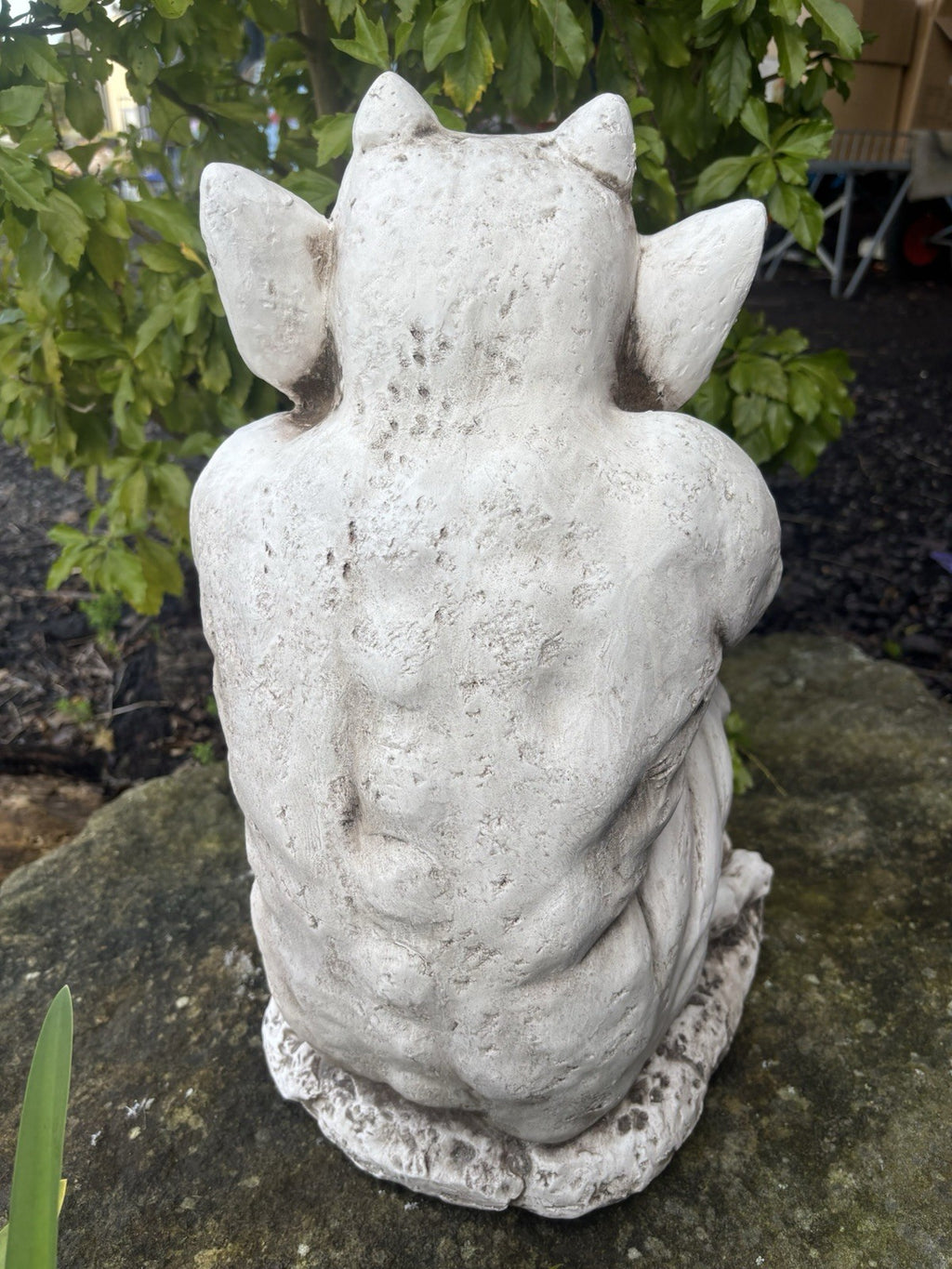 Gargoyle With Shield ,Gargoyle with Sword Garden Statue Ornament 46 cm High