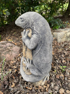 Goanna Lizard Rock Statue Ornament Animal Concrete Cement Garden Australian Made