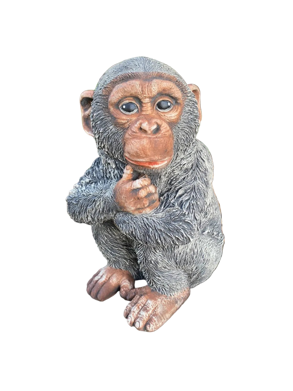 Monkey Chimpanzee Concrete Garden Statue – Australian Made