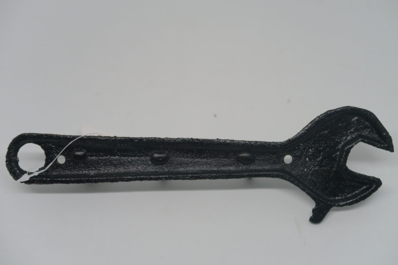 Vintage Cast Iron Metal Rustic Antique Wrench Spanner Key Hook Holder Rack