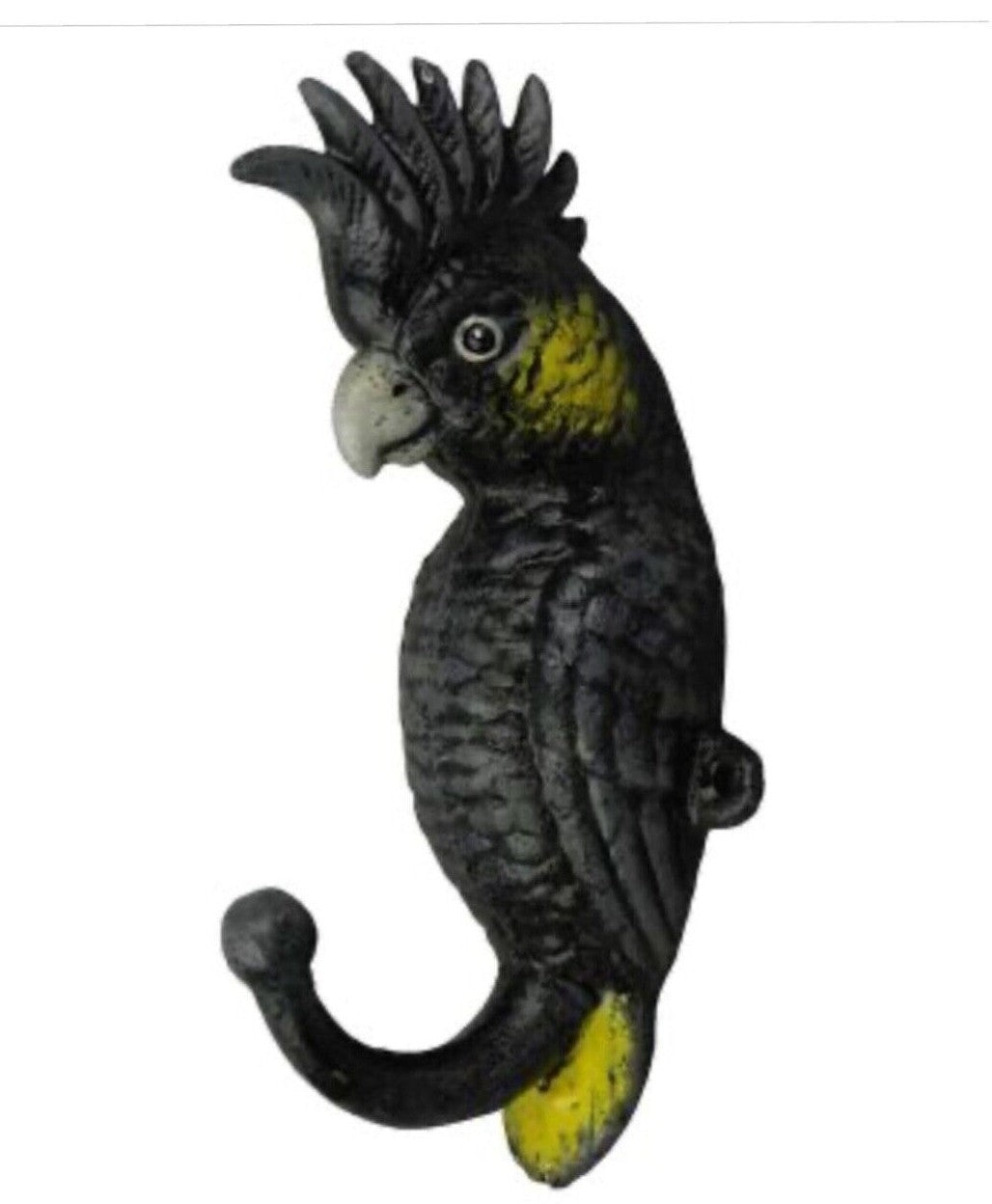 Cast Iron Bird Hook Clothes Hanger - Cockatoo Galah Magpie Rosella Kookaburra
