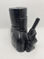 Ned Kelly Cast Iron Bank Money Box Man Cave Bar Pub Figurine Statue Gift