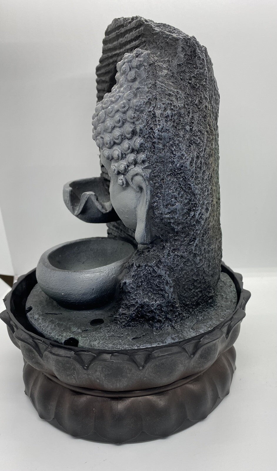 BUDDHA DRIFT WATER FEATURE FOUNTAIN INDOOR OUTDOOR BENCH TOP HOME DECOR