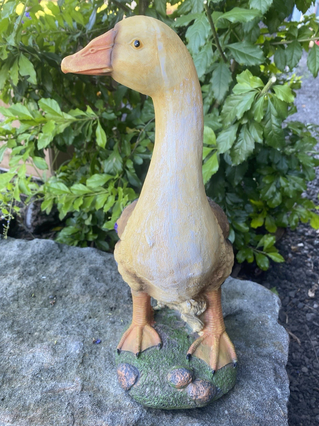 Goose Duck Duckling Garden Statue Ornament Farm Animal Figurine