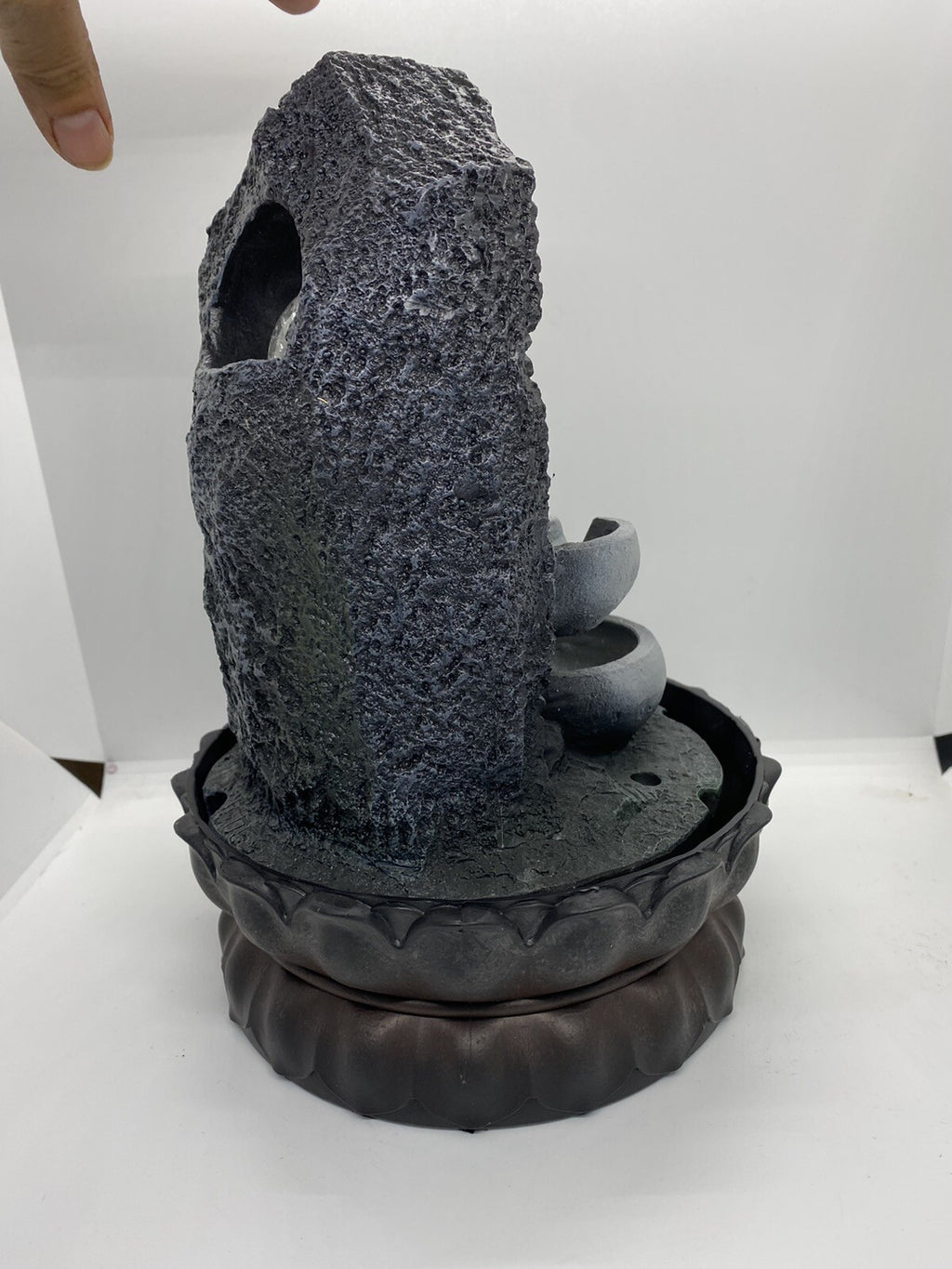 BUDDHA DRIFT WATER FEATURE FOUNTAIN INDOOR OUTDOOR BENCH TOP HOME DECOR