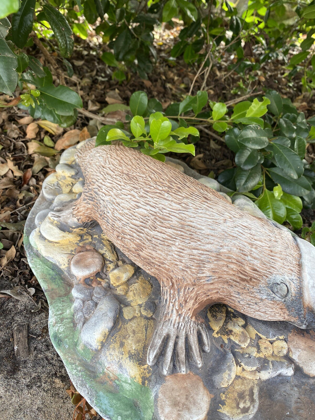 Australian Native Platypus Animal Concrete Cement Garden Statue Australian Made