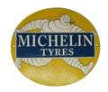 Michelin Tyre Man Cast Iron Circle Sign Plaque Man Cave Bar Pub  Garage