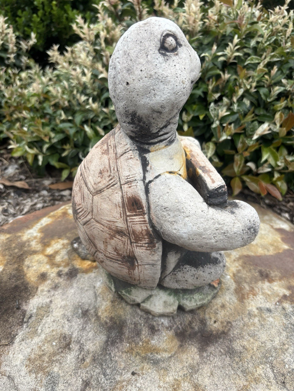 Welcome Turtle Tortoise Animal Concrete Garden Statue Ornament Australian Made