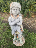 Flower Pixie Girl Garden Statue - Pick up Only